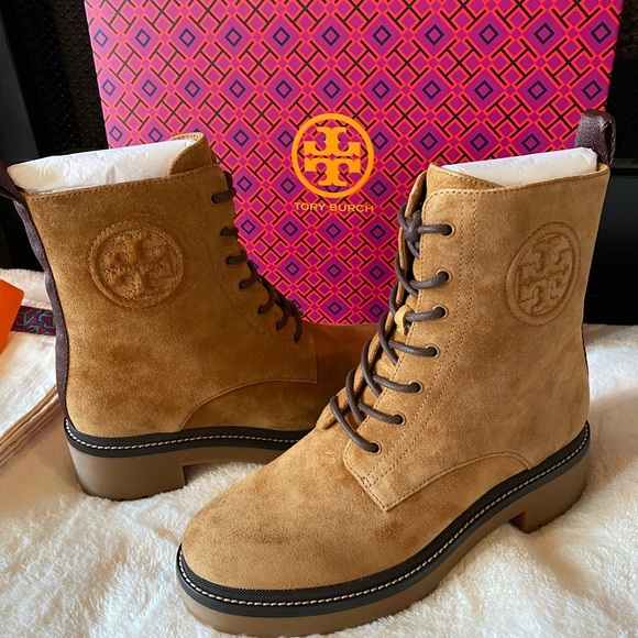 🎉HOST PICK🎉*NWT* TORY BURCH MILLER SUEDE BOOTIES - Picture 3 of 7